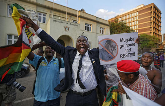 Падот на Мугабе